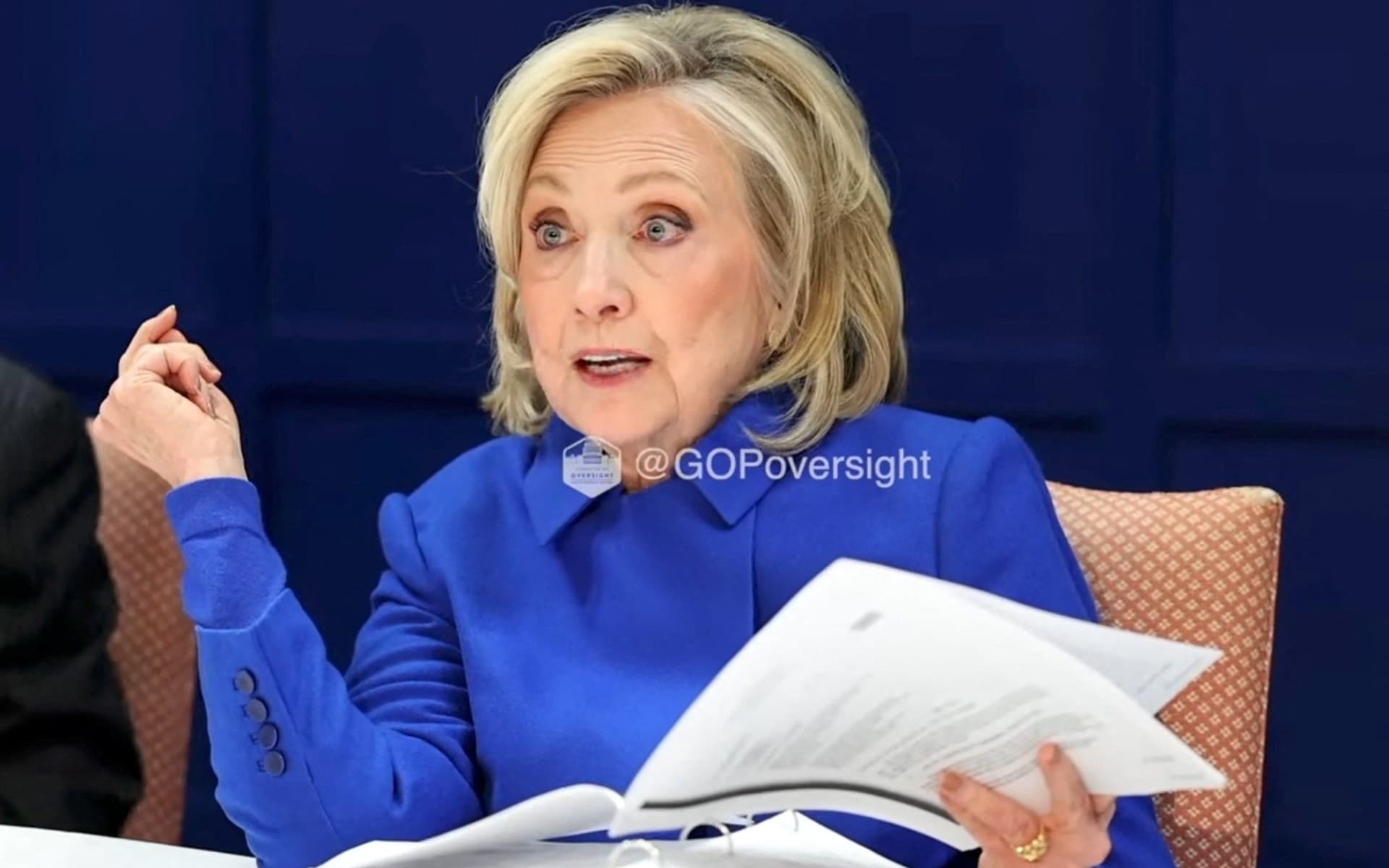 Watch: Hillary Clinton storms out of Epstein deposition